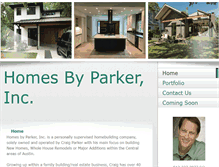 Tablet Screenshot of craigparkerhomes.com